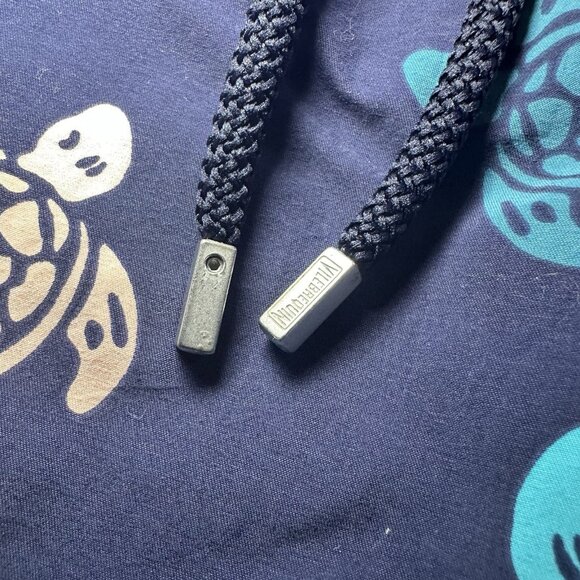 Vilebrequin Swim Trunks Shorts Mens Large Blue Multicolour Turtle Print Beach - Picture 6 of 13